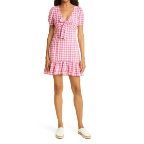 NWT LIKELY Kai Check Dress - Picture 1 of 10